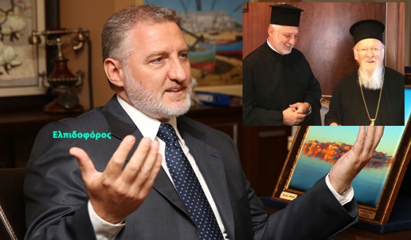 &Omicron; &Beta;&alpha;&rho;&theta;&omicron;&lambda;&omicron;&mu;&alpha;ί&omicron;&sigmaf; &sigma;&tau;έ&lambda;&nu;&epsilon;&iota; &tau;&omicron;&nu;...''&kappa;&alpha;&rho;&delta;&iota;&nu;ά&lambda;&iota;&omicron;'' &Epsilon;&lambda;&pi;&iota;&delta;&omicron;&phi;ό&rho;&omicron; &sigma;&tau;&eta;&nu; &Alpha;&mu;&epsilon;&rho;&iota;&kappa;ή