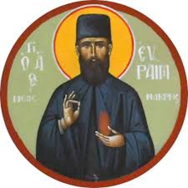 &Tau;&omicron; &Theta;&alpha;ύ&mu;&alpha; &tau;&omicron;&upsilon; &Alpha;&gamma;ί&omicron;&upsilon; &Epsilon;&phi;&rho;&alpha;ί&mu; &sigma;&tau;&omicron;&nu; &alpha;&delta;&epsilon;&lambda;&phi;ό &tau;&eta;&sigmaf; &Sigma;ά&sigma;&alpha;&sigmaf; &Mu;&pi;ά&sigma;&tau;&alpha;&sigmaf;